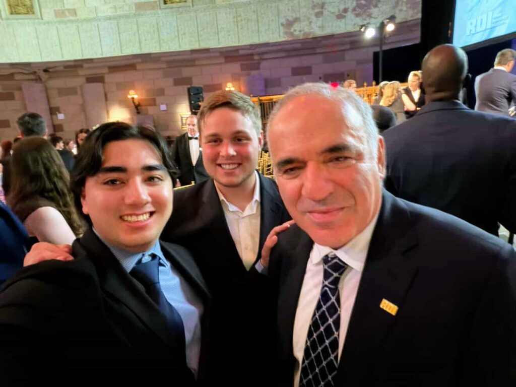 George Peyrouton and Garry Kasparov